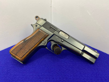 1970 Browning Hi-Power Blue 9mm 4.75" *DESIRABLE "T" PREFIX SERIAL NUMBER*