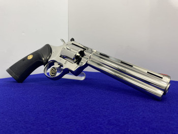 -Vintage- 1984 Colt Python 6" -RARE FACTORY BRIGHT STAINLESS- Outstanding! -Vintage- 1984 Colt Python 6" -RARE FACTORY BRIGHT STAINLESS- Outstanding!