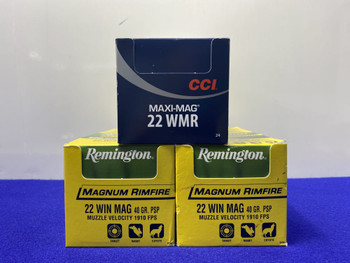 Remington / CCI - 22 WMR - 1,489 Total Rds *EXCELLENT LOT*