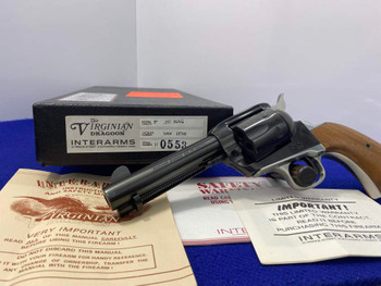 Interarms Virginian Dragoon .357 Blue 5" *STUNNING SINGLE-ACTION REVOLVER*