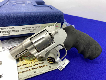 2018 Colt Cobra .38 Spl+P Stainless 2" *MODERN TAKE ON COLLECTIBLE CLASSIC*