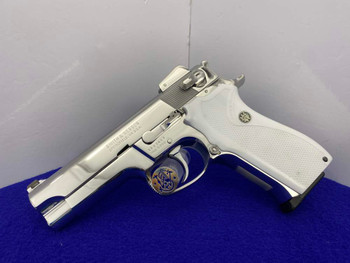 Smith Wesson 5906 9mm 4" BSS *MIRRORED STAINLESS FINISH SMITH* Amazing