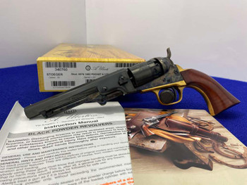 2023 Uberti 1862 Pocket Navy .36 CCH/Blue 5.5" *BLACK POWDER REPRODUCTION*