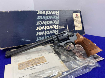1981 Smith Wesson 17-4 .22 Lr Blue 8 3/8" *AMAZING K-22 MASTERPIECE* 1981 Smith Wesson 17-4 .22 Lr Blue 8 3/8" *AMAZING K-22 MASTERPIECE*