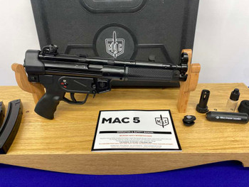 Military Armament Arms MAC5 9mm Black 8.9" *INCREDIBLE TACTICAL PISTOL*