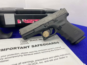 Glock 19 Gen 4 9mm Black 4.02" *MOST VERSATILE & WIDELY ADOPTED HANDGUN*