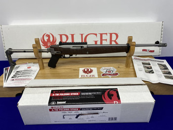 2024 Ruger 10/22 Tactical .22 LR Stainless *SAMSON B-TM FOLDING STOCK*