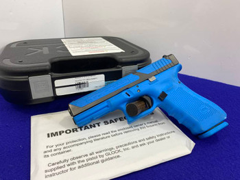 Glock 17 FX / FOXF Gen 4 9mm Blue/Blk 4.49" *POLICE TRAINING PISTOL* Nice