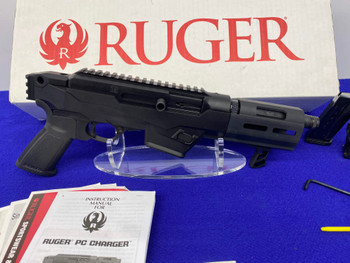2021 Ruger PC Charger 9mm Black 6.5" *INCREDIBLE PISTOL CALIBER CARBINE*