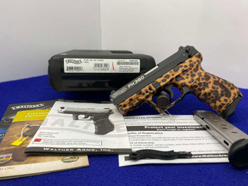 2015 Walther PK380 .380 ACP Blk 3.66" -DAVIDSON'S EXCLUSIVE- Cheetah Print 2015 Walther PK380 .380 ACP Blk 3.66" -DAVIDSON'S EXCLUSIVE- Cheetah Print