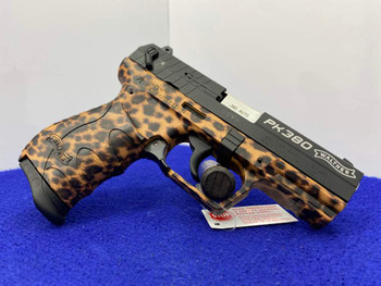 2015 Walther PK380 .380 ACP Blk 3.66" -DAVIDSON'S EXCLUSIVE- Cheetah Print 2015 Walther PK380 .380 ACP Blk 3.66" -DAVIDSON'S EXCLUSIVE- Cheetah Print