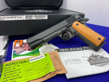 2024 Armscor/RIA M1911-A1 FS .45 Black 5" *CLASSIC GI STANDARD MODEL 1911* 2024 Armscor/RIA M1911-A1 FS .45 Black 5" *CLASSIC GI STANDARD MODEL 1911*
