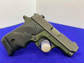 2016 Sig Sauer P238 .380 ACP 2.7" *COMPACT ARMY GREEN TALO EDITION*