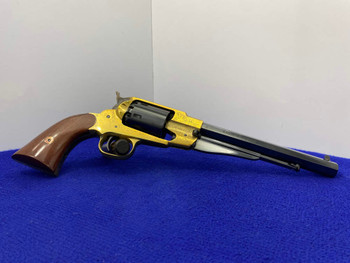 2021 Pietta 1858 Remington .44 Brass 8" *STUNNING SCROLL ENGRAVED ARTWORK* 2021 Pietta 1858 Remington .44 Brass 8" *STUNNING SCROLL ENGRAVED ARTWORK*