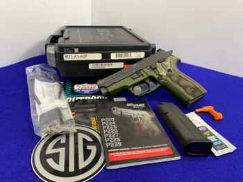 2017 Sig Sauer M11-A1 9mm Black/Army Green 3.9" *TALO EDITION*