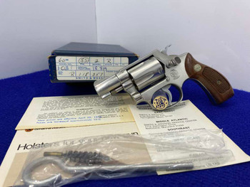 Smith Wesson 60 (No-Dash) .38 Spl 2" *COLLECTIBLE CHIEFS SPECIAL STAINLESS*