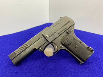 Dreyse M1907 .32 ACP Blue 3.6" *SEMI-AUTOMATIC POCKET PISTOL*