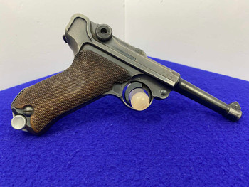 1939 Mauser P.08 Luger 9mm Blue 4" *WARTIME CODE "42"* Matching Serials