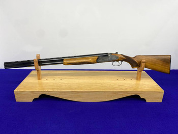 1987 Sabatti (FIAS) Over/Under 12ga 28" *BIRD GAME SCENE ENGRAVED RECEIVER*