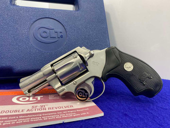 1996 Colt SF-VI 38Spl Stainless 2" *ULTRA RARE FACTORY BOBBED HAMMER MODEL*