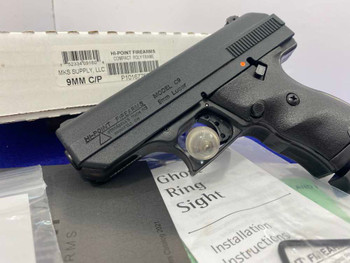 Hi-Point Model C9 9mm Black Polymer 3.5" *COMPACT & DURABLE C9 MODEL*