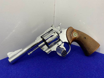 Colt Trooper .38 SPL Nickel 4" *LEGENDARY COLT FAVORED BY LAW ENFORCEMENT*