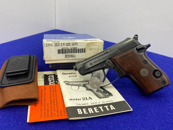 Beretta 21(A)-W Bobcat .22 LR 2.4" *EXCELLENT ITALIAN MADE POCKET PISTOL*