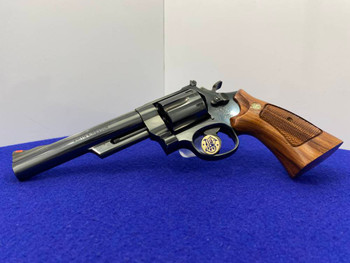 1992 Smith Wesson 57-3 .41 Mag Blue 6" *HEAD-TURNING .41 MAGNUM TARGET*