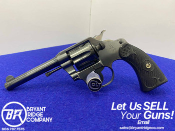 1922 Colt Police Positive .32 NP Blue 4" *VINTAGE "FIRST ISSUE" MODEL*