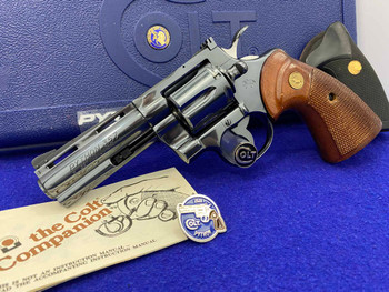 -VINTAGE- 1982 Colt Python .357 Mag Blue 4" *CLASSIC SNAKE SERIES REVOLVER*