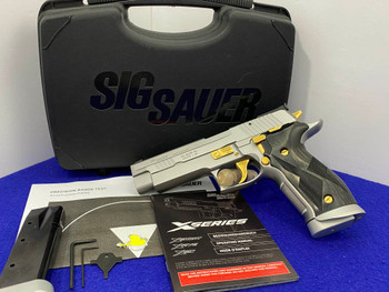 Sig Sauer P226S X-Five 9mm 5" *GEN 1 EXAMPLE w/ GOLD ACCENTS* DONT SET LIVE