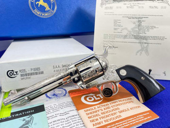 Colt Single Action Army *OLD WORLD ENGRAVERS SAMPLER, JOHN ADAMS Sr.* 2/2