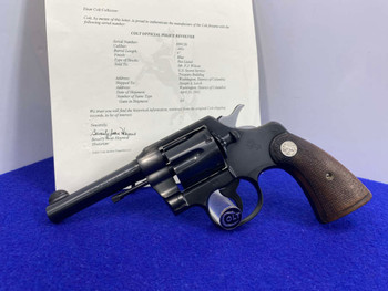 1942 Colt Official Police .38Spl *FRANKLIN D. ROOSEVELT US SECRET SERVICE*