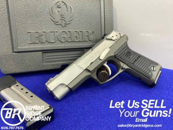  1996 Ruger P89 9mm Stainless 4 1/2" *DOUBLE ACTION SEMI-AUTOMATIC PISTOL*