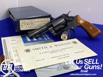 Smith Wesson 37 .38 Spl Blue 3" *38 CHIEFS SPECIAL AIRWEIGHT MODEL*