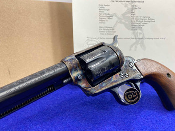 1974 Colt SAA Buntline Special .45 12" *BOB BURT CLASS "A" MASTER ENGRAVED*