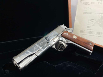 1984 Colt Silver Star .45 -BRIGHT STAINLESS- *LOW SERIAL #4 of 1,000 MADE*
