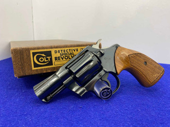1974 Colt Detective Special .38 SPL Blue *SWEET 4th ISSUE COLT SNUB-NOSE*