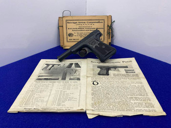 Savage Model 1917 .32 ACP Blue 4 1/4" *COLLECTIBLE PRE-WWII PISTOL*