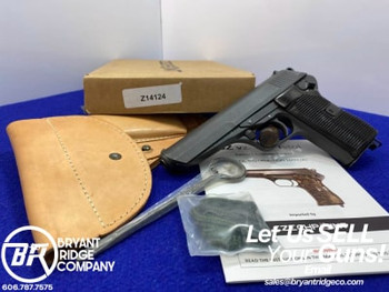 1953 CZ 52 7.62x25 Park 4.7" *AMAZING CZECHOSLOVAKIAN MANUFACTURED PISTOL*