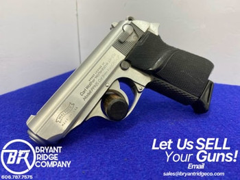 Walther PPK/S 9mm Kurz/.380 ACP Stainless *FANTASTIC U.S.A MADE WALTHER*