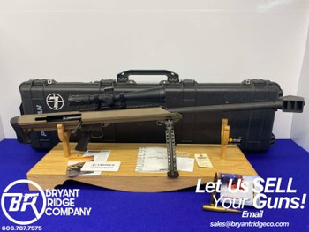 Barrett Firearms M99 .50 BMG FDE 32" *INCREDIBLE LONG RANGE RIFLE SET-UP*