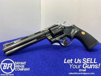 1971 Colt Python .357 Mag Blue 6" *HEAD-TURNING SNAKE SERIES* Amazing Piece