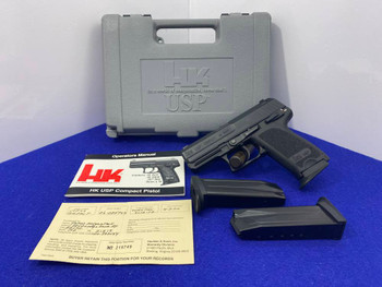 1999 H&K USP40 Compact .40S&W Blk 3.5" *AWESOME SEMI-AUTOMATIC PISTOL