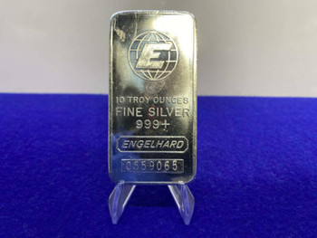 (1) 10oz engelhard silver bar