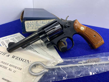 Smith Wesson 12-2 .38 Spl 4" Blued *NEW OLD STOCK EXAMPLE*