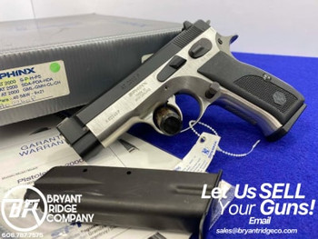 Spinx AT2000P 9mm Black/Stainless 3 3/4" *INCREDIBLE SWISS-MADE HANDGUN*