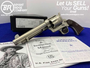 USFA Rodeo II .45 Nickel 5 1/2" *STUNNING SINGLE-ACTION ARMY REPRODUCTION*-GID1154909794