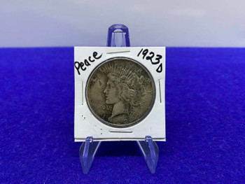 1923 Peace SILVER Dollar -SCARCE DENVER Mint- EXCEPTIONAL CONDITION