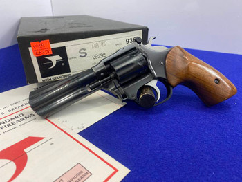 Hi Standard Sentinel Mark IV .22 WMR 4" Blued * FANTASTIC TARGET REVOLVER*